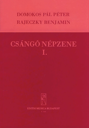 Book cover for Collection Of CsAngO Folksongs