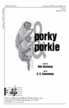 Book cover for porky & porkie - SA Octavo