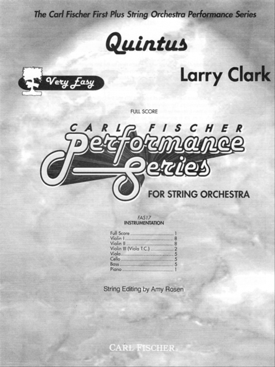 Quintus String Orchestra scores gallery preview page 1