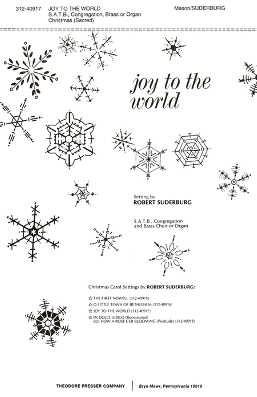 Joy To the World Joy To the World 4-Part scores gallery preview page 1
