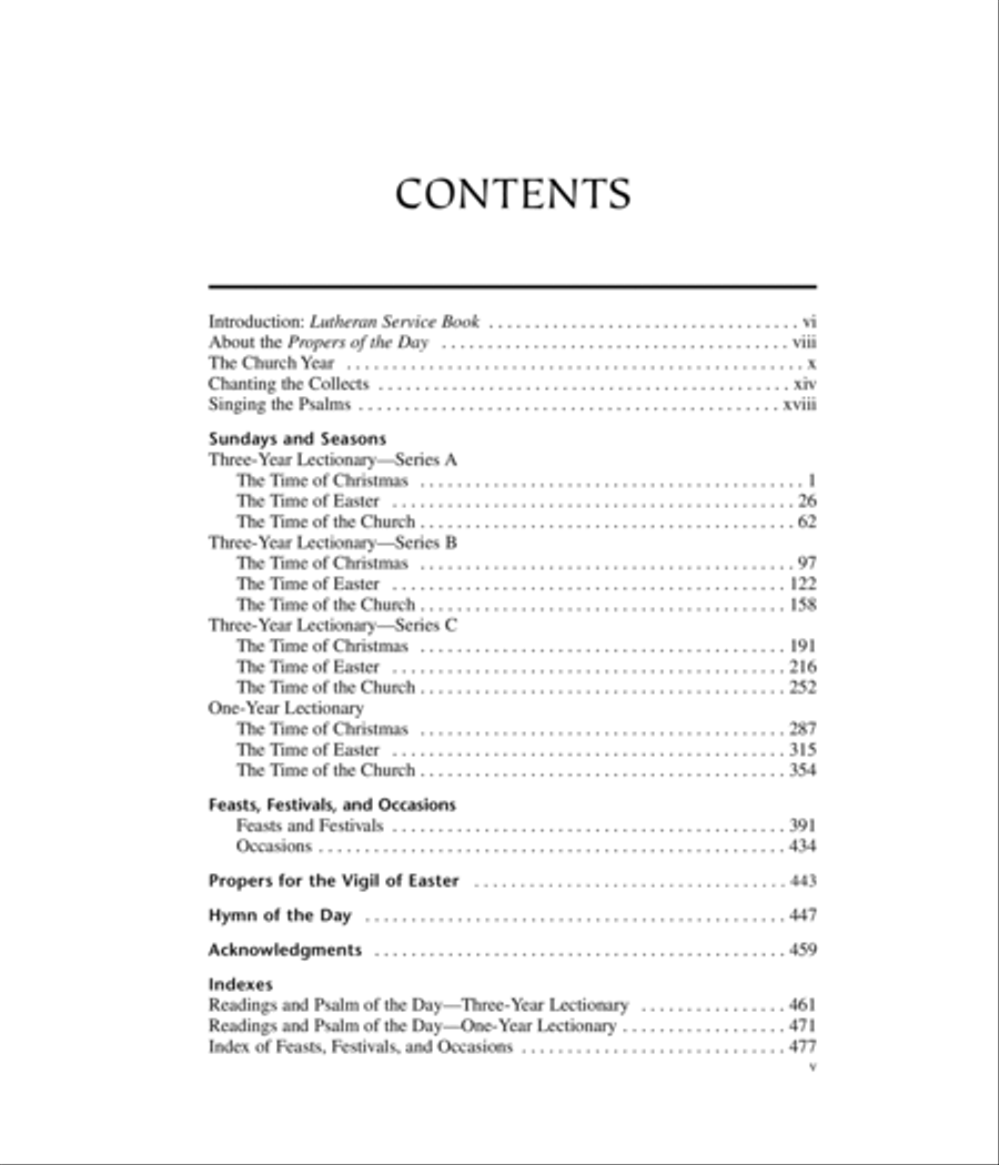Lutheran Service Book: Propers of the Day Choir scores gallery preview page 4