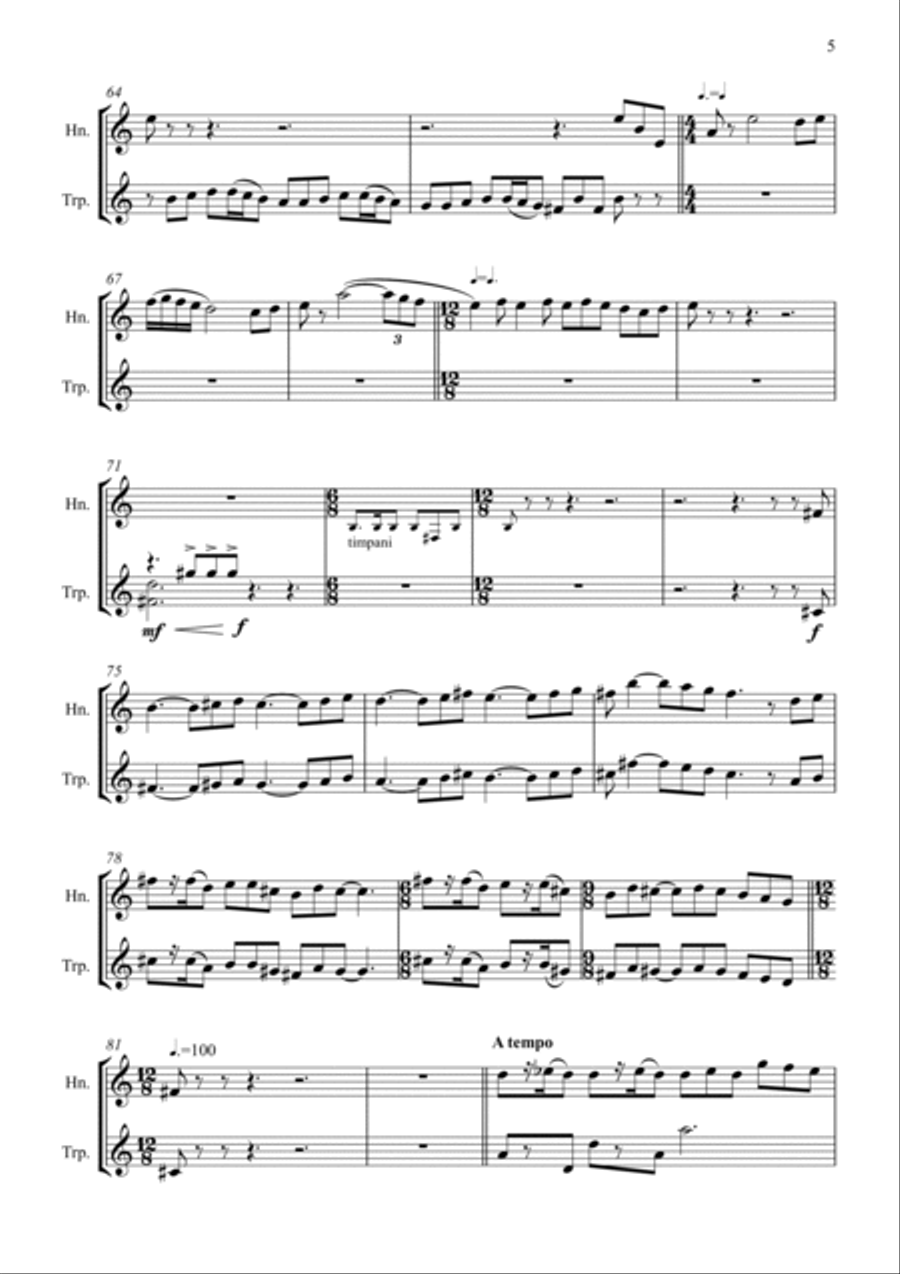 The Ride The Ride Small Ensemble scores gallery preview page 5