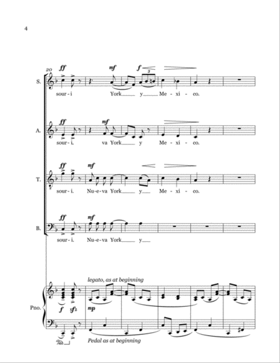 Two Views of Scott Joplin 4-Part scores gallery preview page 6