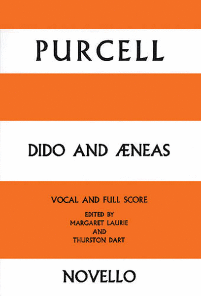 Dido and Aeneas by Henry Purcell Voice - Sheet Music