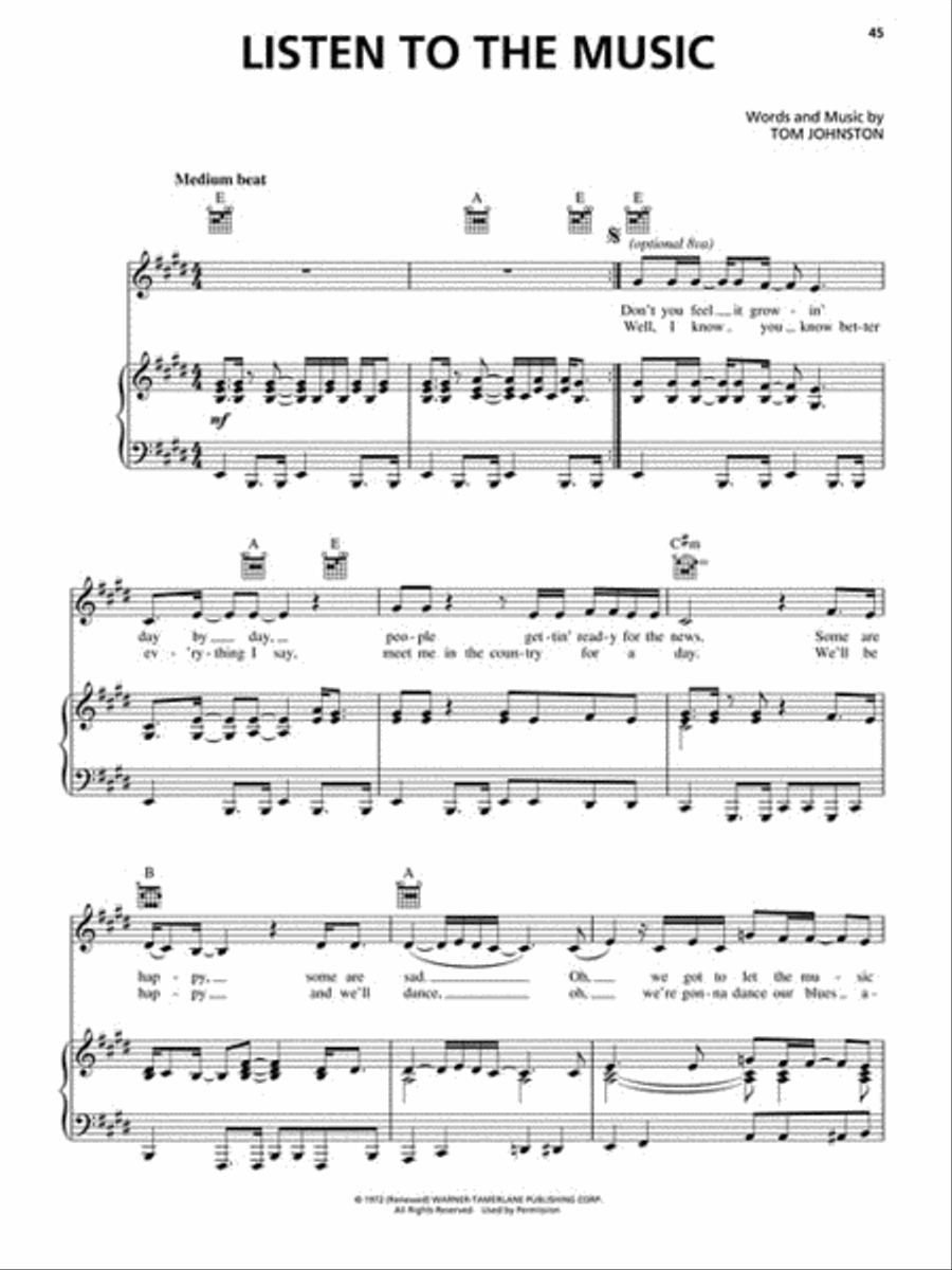 The Best of the Doobie Brothers Piano, Vocal, Guitar scores gallery preview page 6