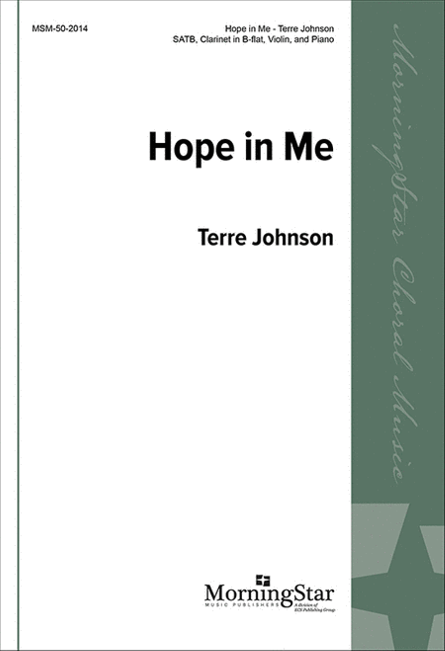 Hope in Me (Choral Score) 4-Part scores gallery preview page 1