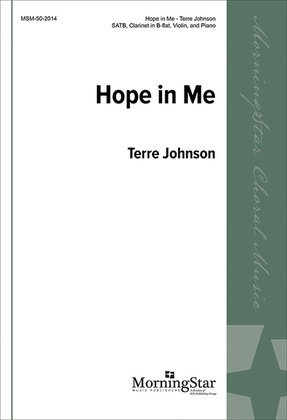 Book cover for Hope in Me (Choral Score)