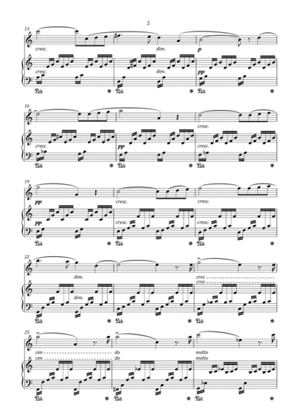 Gounod-Ave Maria for violin and piano(C key) image number null