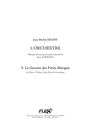 Book cover for L'Orchestra La Gavotte Des Petits Marquis