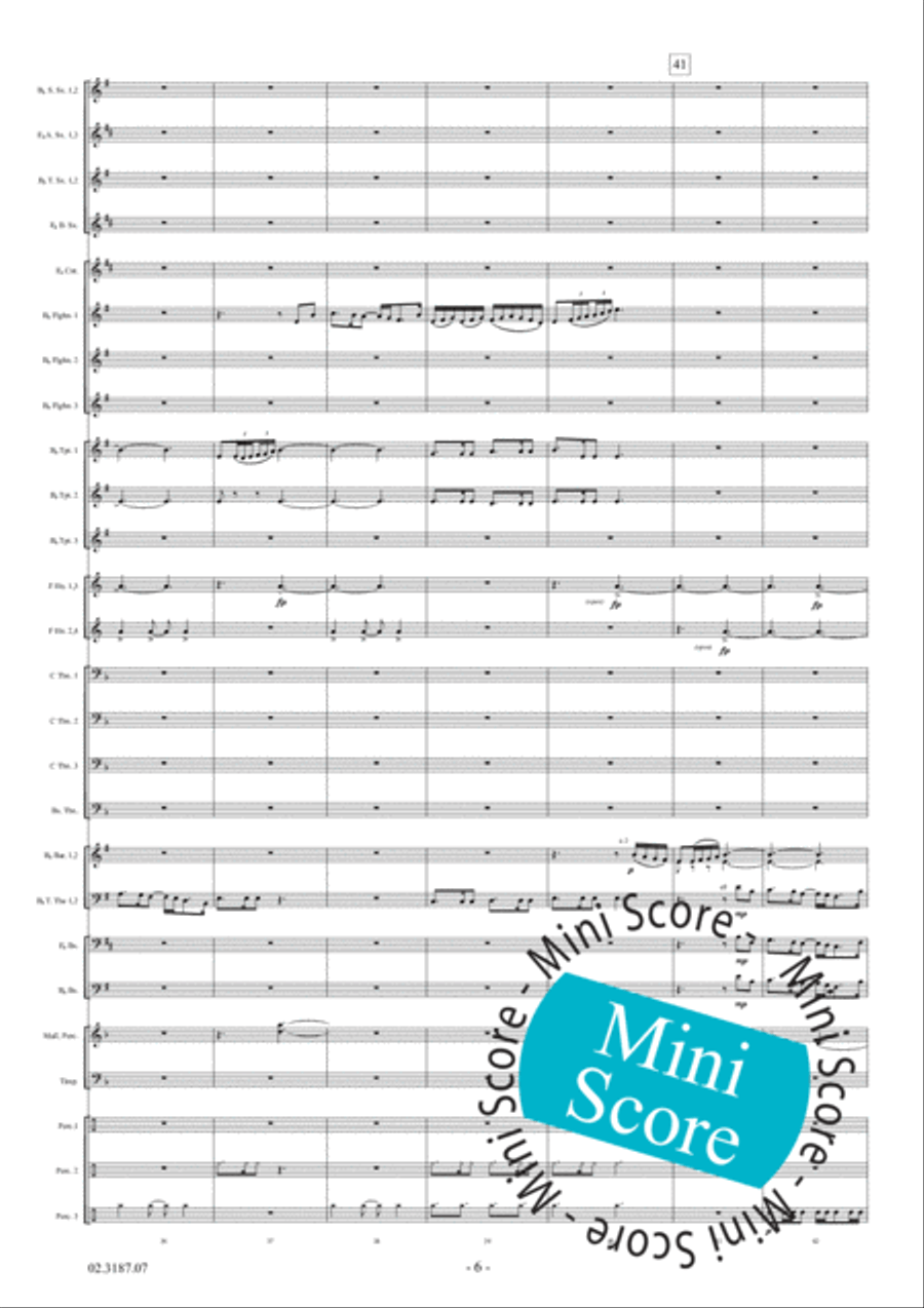 Fleodrodum Fanfare Band scores gallery preview page 12