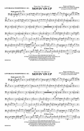 Movin' on Up (Theme from "The Jeffersons"): Low Brass & Woodwinds #2 - Bass Clef