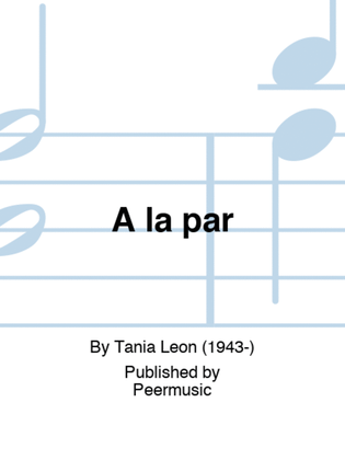 Book cover for A la par