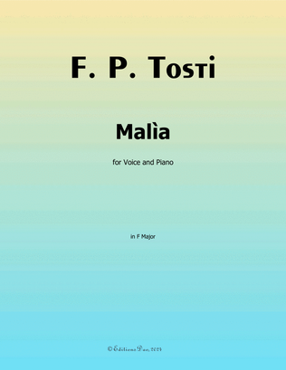 Malìa, by Tosti, in F Major