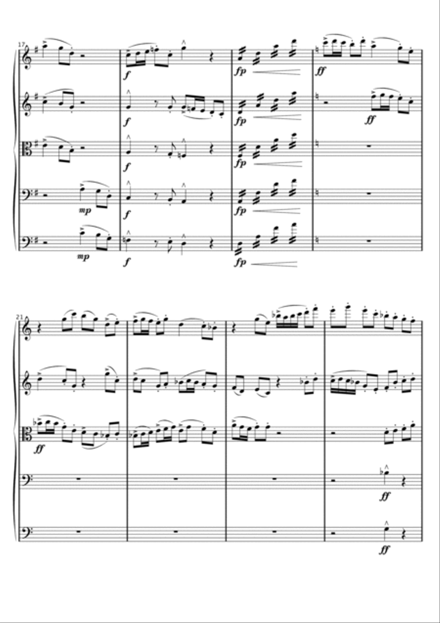 Omnia Fugiunt String Quintet scores gallery preview page 3