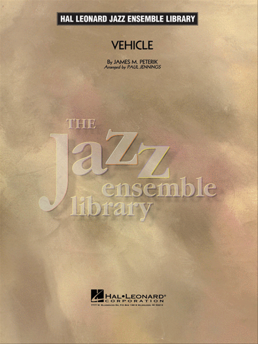Vehicle Vehicle Jazz Ensemble scores gallery preview page 1