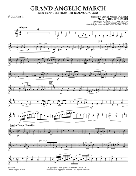 Grand Angelic March - Bb Clarinet 3