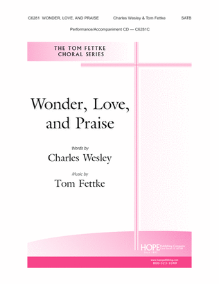 Book cover for Wonder, Love, and Praise