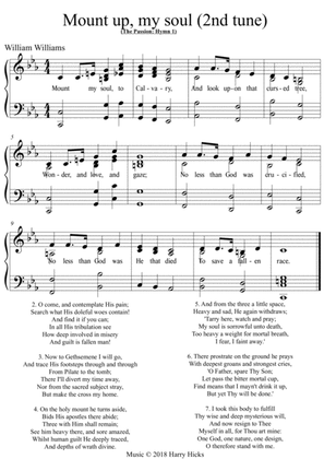 Mount up, my soul. Another new tune to a wonderful William Williams hymn.