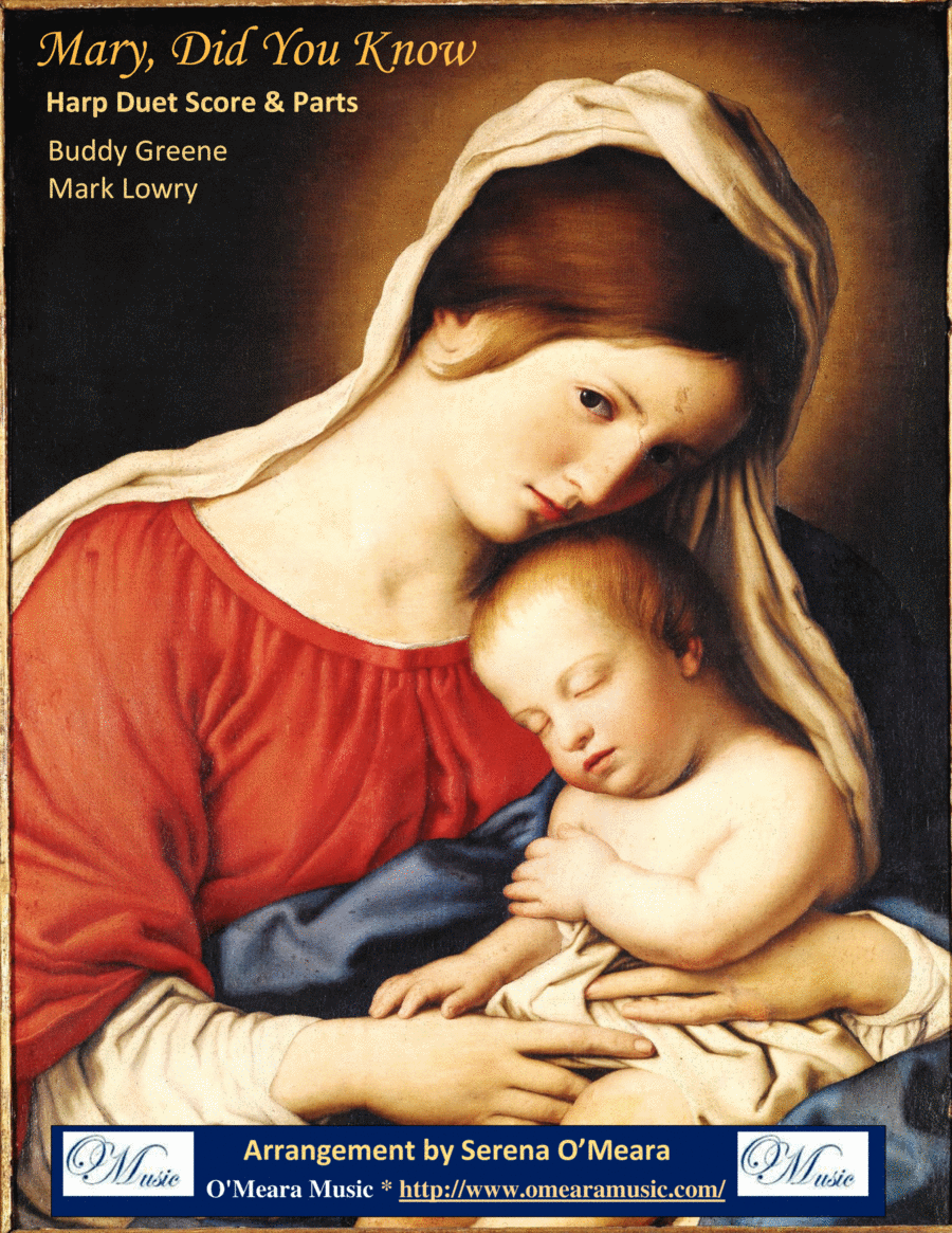 Mary, Did You Know? Pedal Harp scores gallery preview page 1