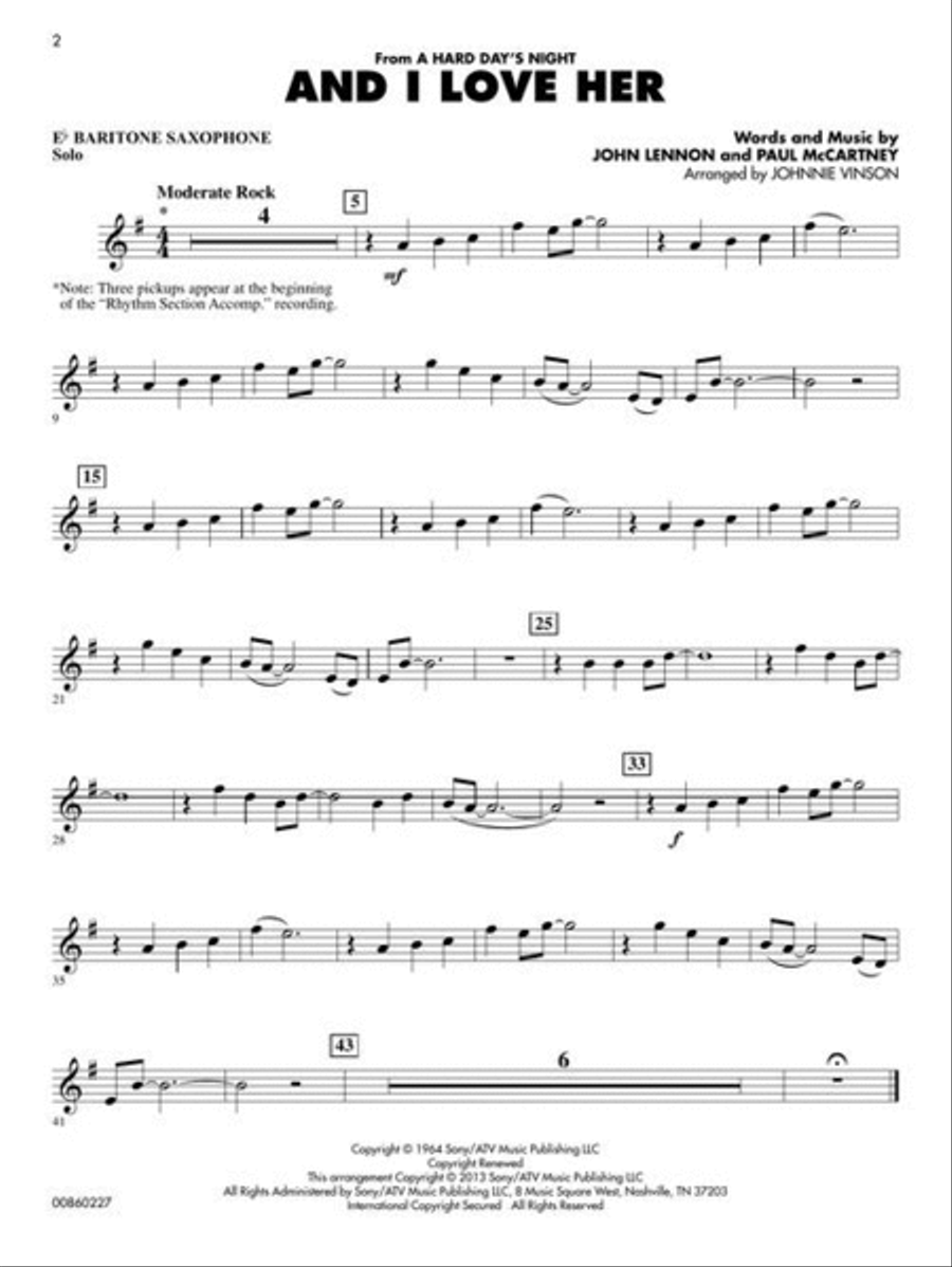 The Beatles Concert Band Methods scores gallery preview page 4