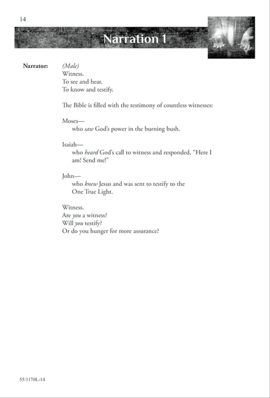 Witness 3-Part scores gallery preview page 15