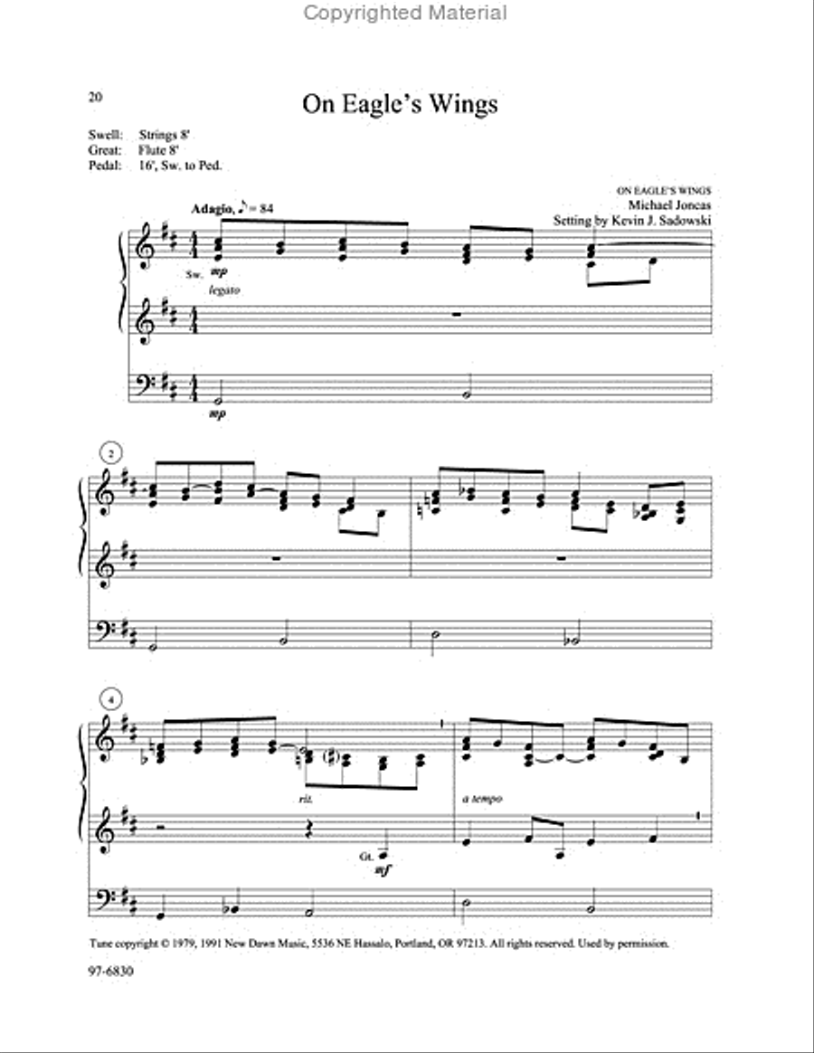 Twelve Hymn Preludes Organ scores gallery preview page 9