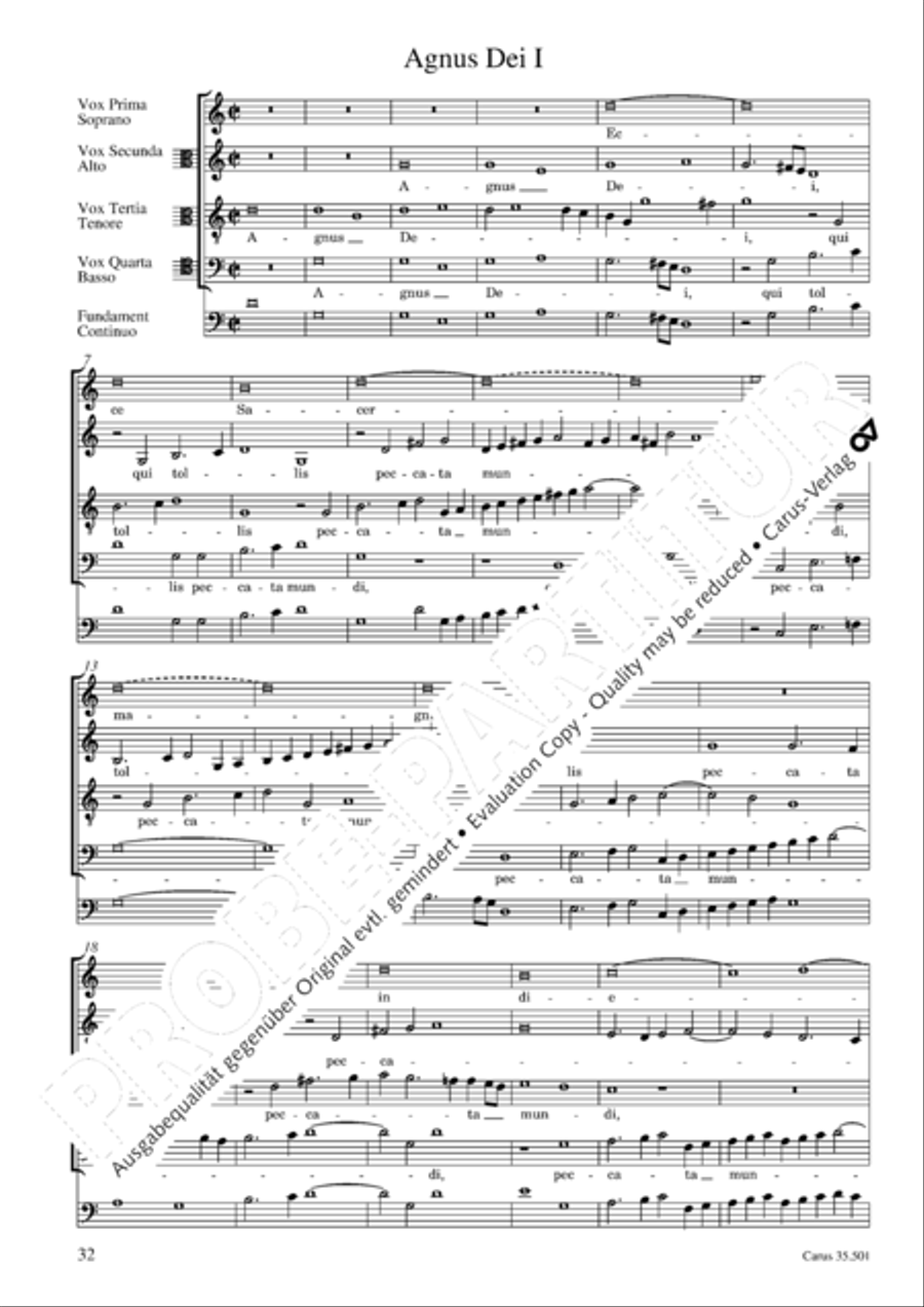 Palestrina: Masses and individual movements Score scores gallery preview page 47