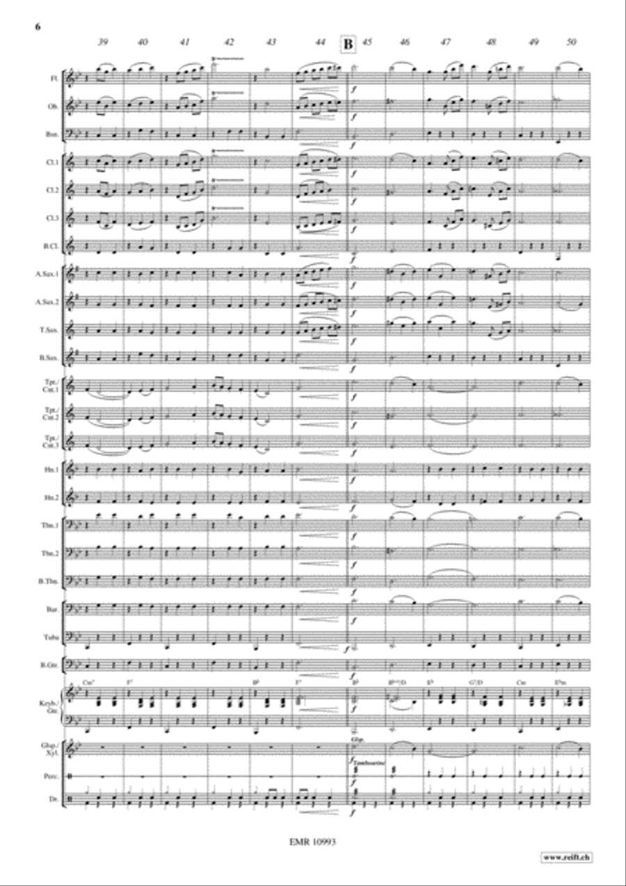 Viva Mexico Concert Band scores gallery preview page 7