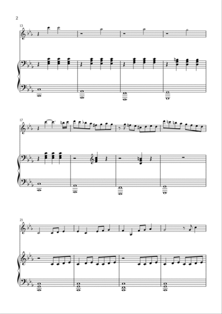 Succession Theme Violin Solo scores gallery preview page 2
