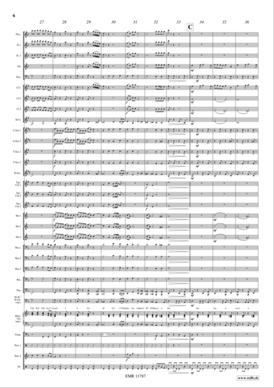 Rocky Folk Concert Band scores gallery preview page 7