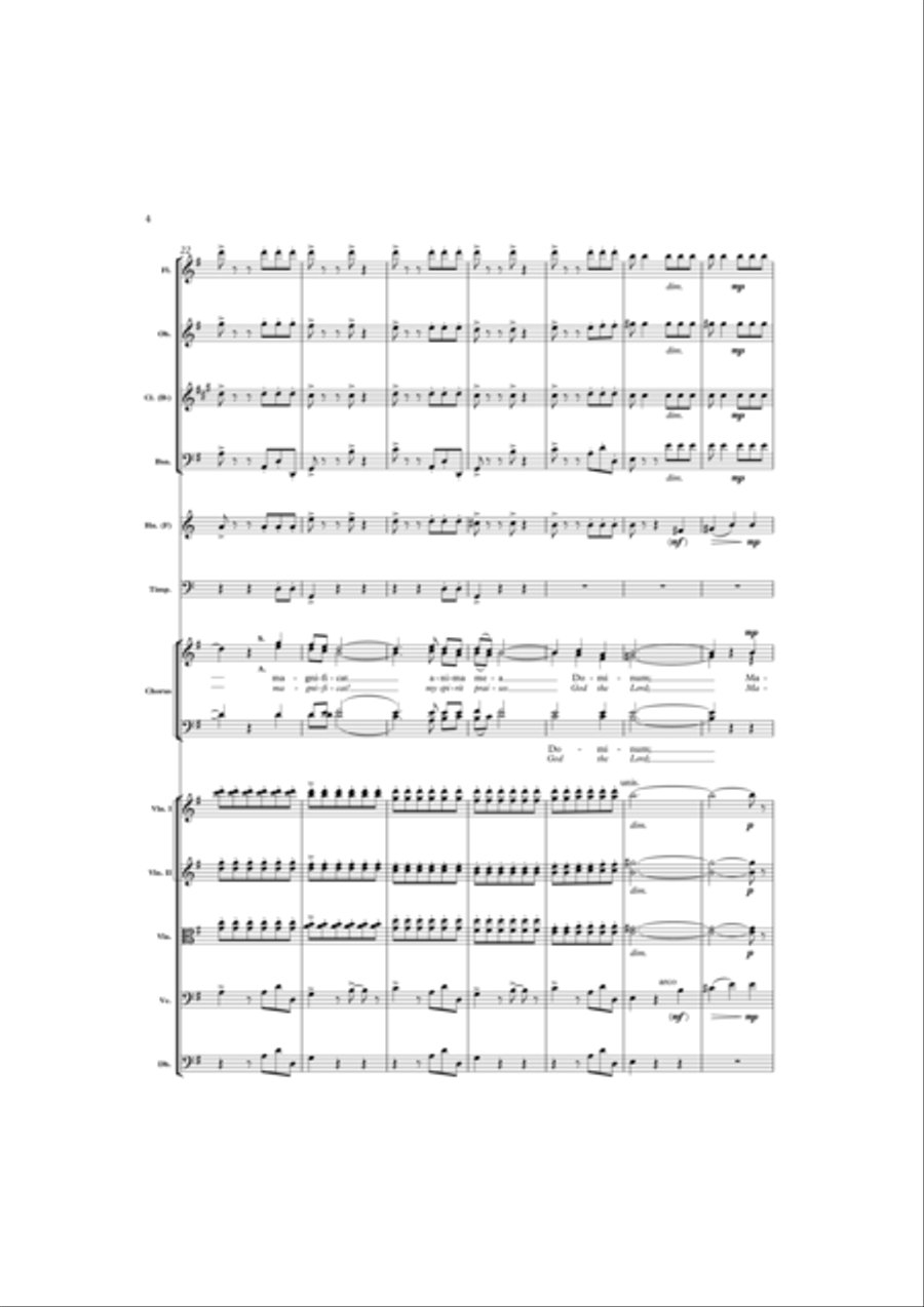 Magnificat 4-Part scores gallery preview page 5