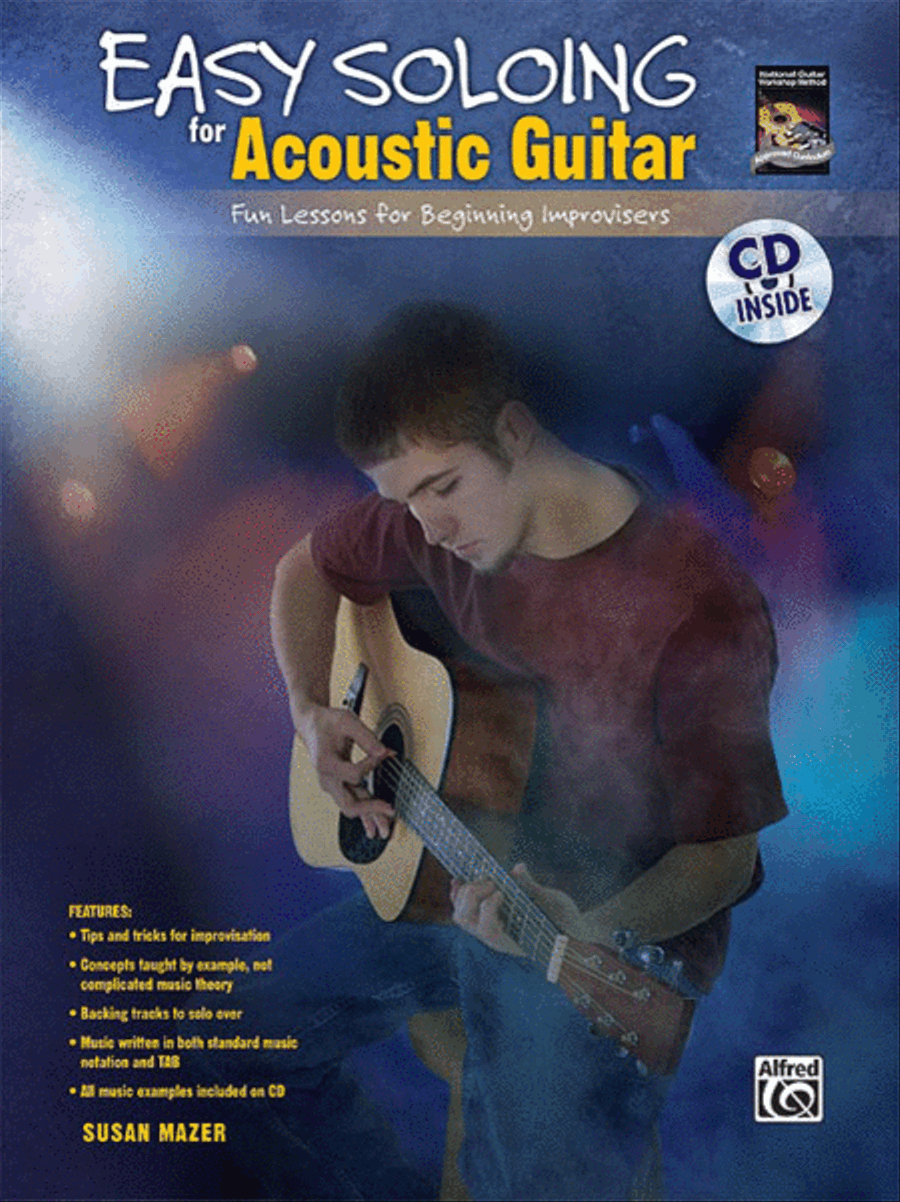 Easy Soloing for Acoustic Guitar Acoustic Guitar scores gallery preview page 1