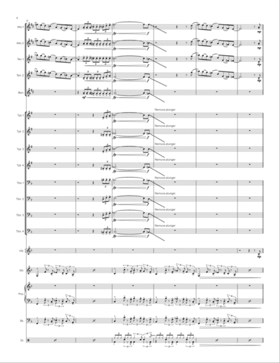 Night Train Jazz Ensemble scores gallery preview page 4
