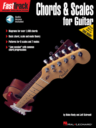 Book cover for FastTrack Guitar Method – Chords & Scales