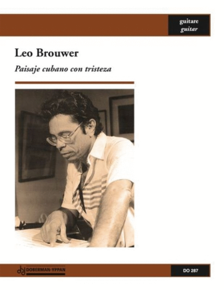 Brouwer - Paisaje Cubano Con Tristeza For Guitar