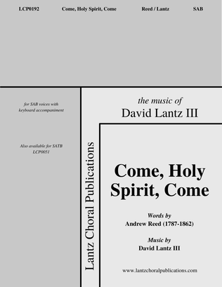Book cover for Come, Holy Spirit, Come