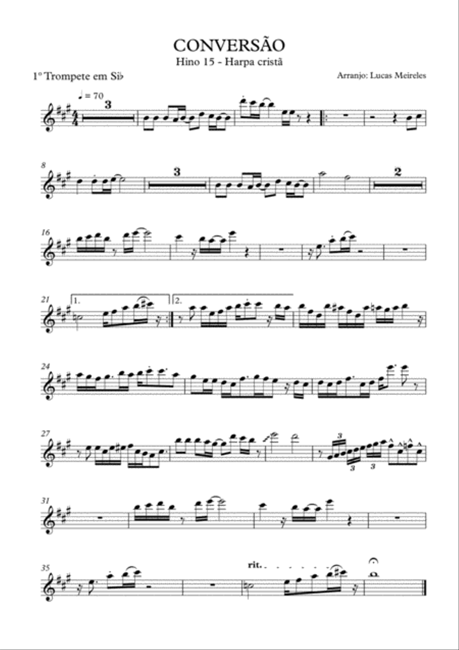 Conversion- Christian Harp Praise 15 Concert Band scores gallery preview page 5