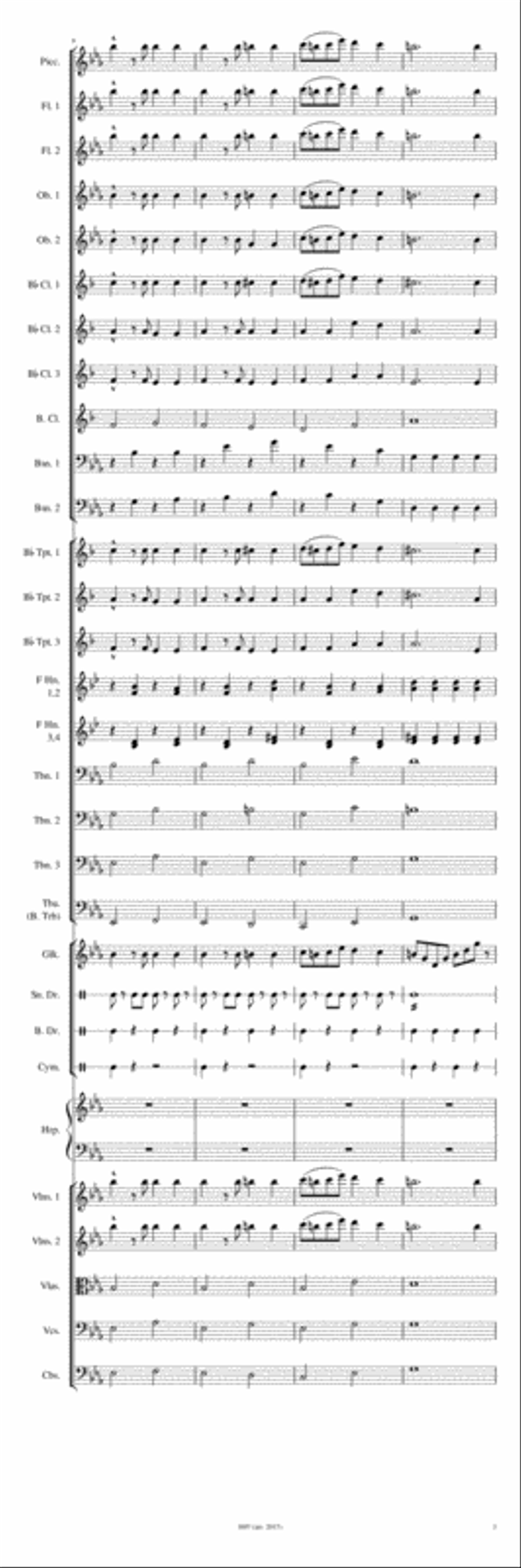 Stars and Stripes Forever Stars and Stripes Forever Full Orchestra scores gallery preview page 3