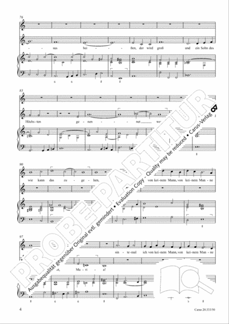 The annunciation SSATB scores gallery preview page 5