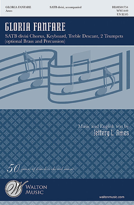 Book cover for Gloria Fanfare - SATB (Full Score and Instrumental Parts)