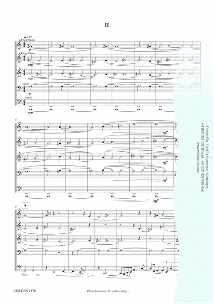 Strata Brass Quintet scores gallery preview page 6