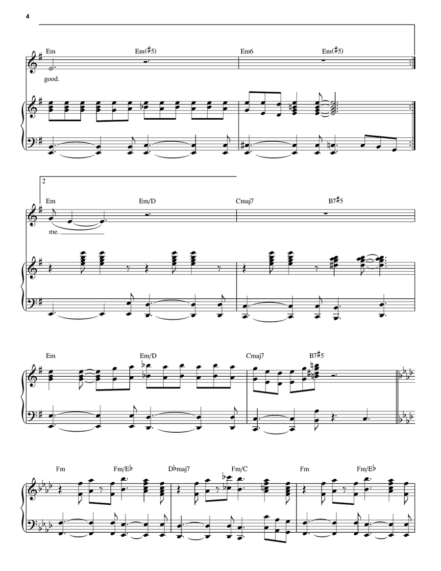 Feeling Good Piano, Vocal scores gallery preview page 4