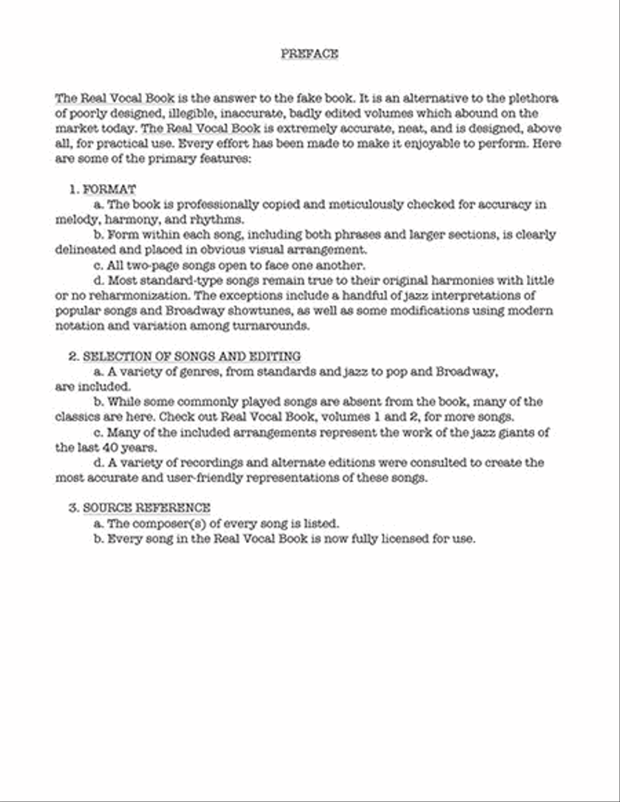 The Real Vocal Book - Volume III Voice scores gallery preview page 2