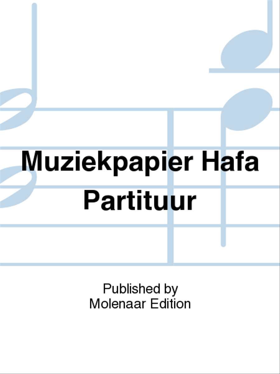 Muziekpapier Hafa Partituur Staff Paper scores gallery preview page 1