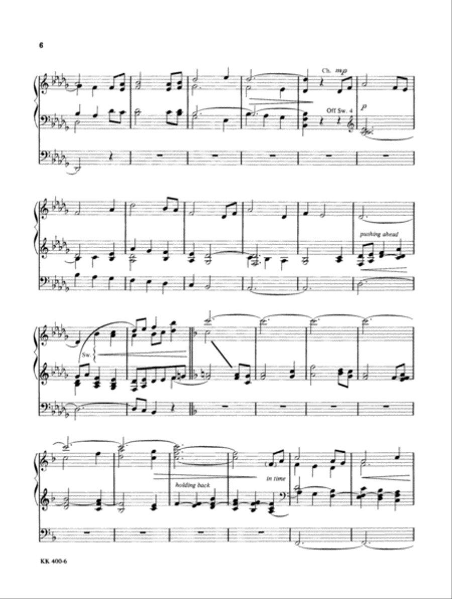 Wood Works for Organ, Book 2 Organ Solo scores gallery preview page 5