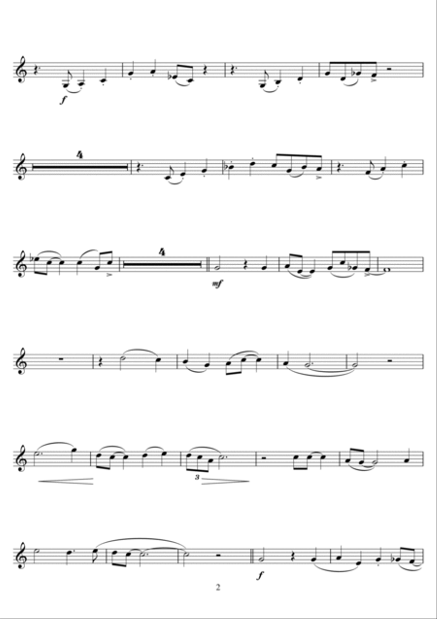 Just A Closer Walk With Thee Clarinet Solo scores gallery preview page 2