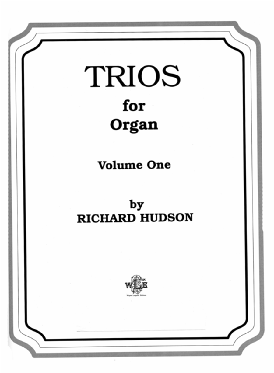 Trios for Organ: Volume 1 Organ scores gallery preview page 1