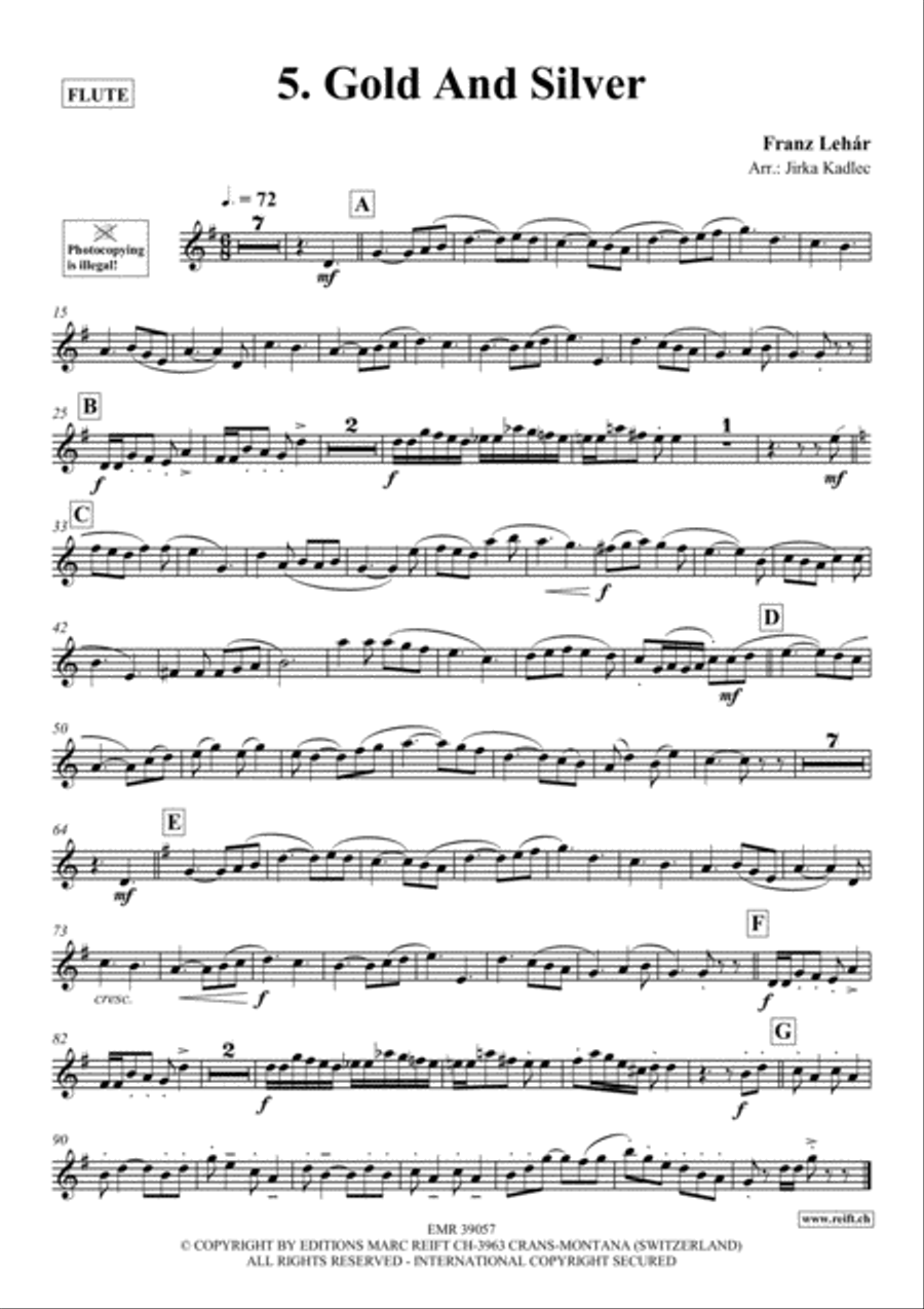 12 Greatest Dance Party Hits Flute Solo scores gallery preview page 6