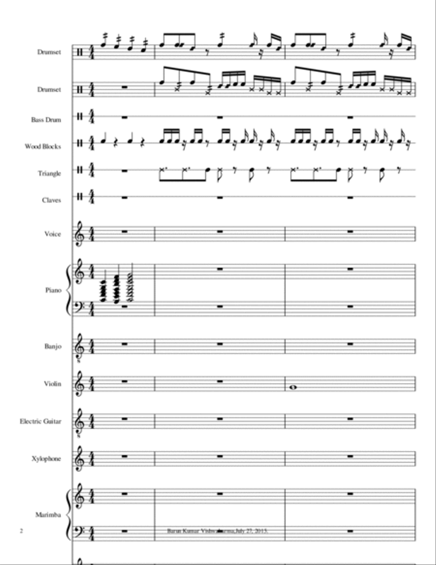 BarunFilmTrailerAndPartyFilmMusic Small Ensemble scores gallery preview page 2