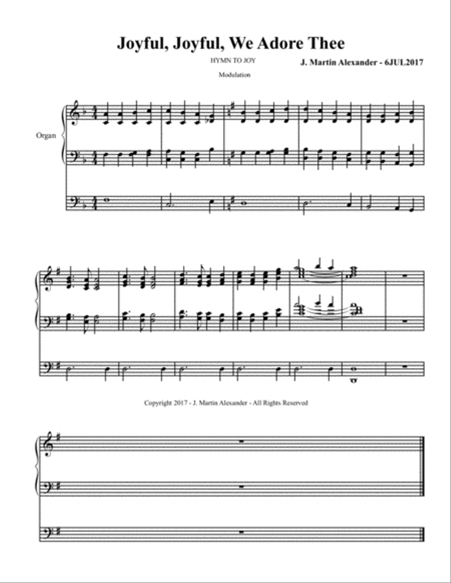 Hymn Introductions and Modulations - Book VII Organ Solo scores gallery preview page 4